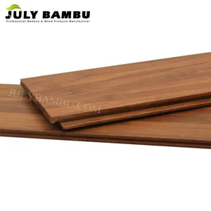 14 mm Click Lock Carbonized Strand Woven Bamboo Flooring Indoor Used Bamboo Wood Flooring Price thumbnail-2