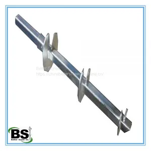 Round Helix Screw Piling for Building Deep Foundations thumbnail-1