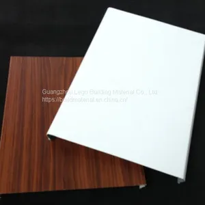 Corridor Original Ecological Wood Grain White Aluminum Gusset thumbnail-3