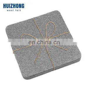 Various Shape Colors WoolFeltCupHolderCoaster thumbnail-2