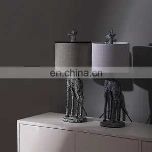 Unique Giraffe Animal Shape Vintage Modern Nightstand Desk Lamps for Hotel Bedroom thumbnail-6