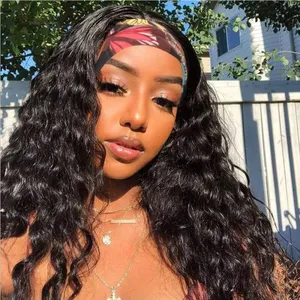 KHH Headband Wigs Human Hair Burmese Curly Cantu Hair Products Human Wigs thumbnail-3