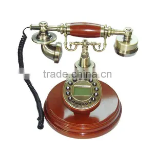 Old Style Corded Telephone With LCD Display thumbnail-1