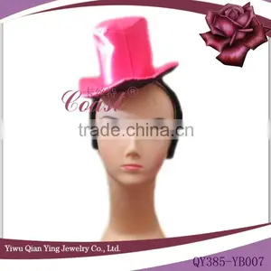 Cheap Pink Headband Mini Top Hat for Girls Sale thumbnail-1