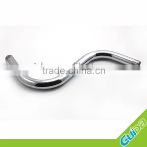 Brass Polished Chrome Solid Brass S-Shaped Shower Arm thumbnail-5