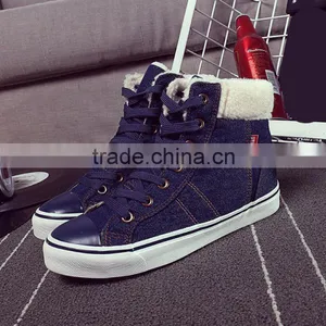 C89266A FASHION LADY WINTER FLAT BOOTS CASUAL SHOES thumbnail-1