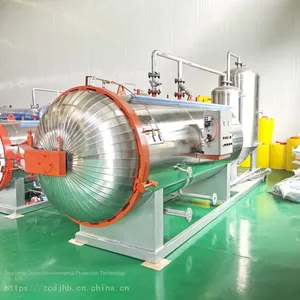 Harmless Treatment Equipment for Slaughterhouse Waste Materials, Small Wetting Machine, Harmless Treatment Equipment Directly Operated by Dejun Environmental Protection Manufacturer thumbnail-1