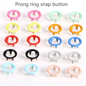 Prong Ring Snap Button SS / Brass Material for Baby Garments thumbnail-1