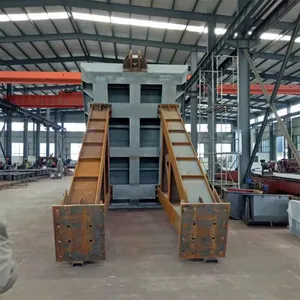 Kenya Curved Steel Gate Valve, Curved Gate Valve, Sewage Treatment Steel Gate Valve, Reservoir Hydraulic Steel Gate Valve thumbnail-2