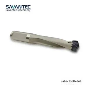 Supply of Saber-tooth Drills, Internal Cooling Crown Drills for Stainless Steel Deep Hole Machining, Tc08-180-xp20 thumbnail-1
