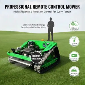 Lawn Mowers Zero Turn, 24V 20Ah Battery Remote Control Brushcutter for Tough Terrain Domination Vigorun VTLM600 thumbnail-1