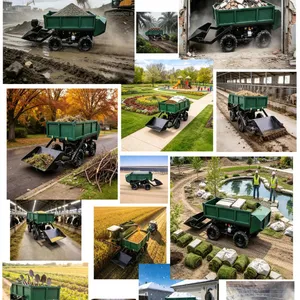 Smart Remote Controlled Agricultural Transport Vehicle With Dual Brushless Motors and Long Working Time thumbnail-4