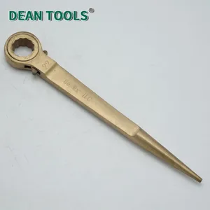 Non-Sparking Construction Ratchet Wrench Pry Bar Type Beryllium Copper, Aluminum Bronze Construction Pry Ratchet Wrench thumbnail-2