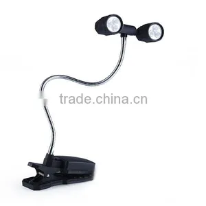 Wholesale 6pcs LED Double Head Grill Light Camping Grill Light With Clip-on Barbecue Grill Light for BBQ and Task Light thumbnail-6
