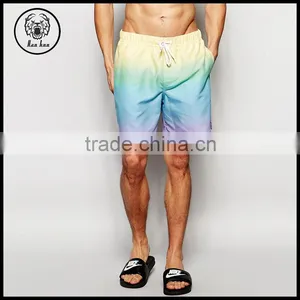 Mid Length Swim Short In Pastel Dip Dye thumbnail-4