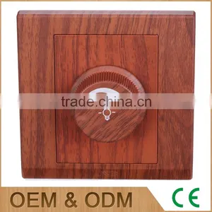 Red Wood Dimmer Switch 220V, Dimmer Switch Potentiometer thumbnail-1