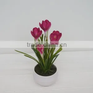 Artificial Flower Wholesale Making For Fabric Plastic Flower thumbnail-1