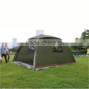 Outdoor Gazebo Garden Cheap Custom Printed Canopy Mosquito Net Beach Shade Tent thumbnail-6