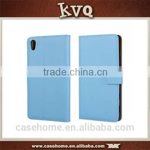 Wholesale Deluxe Stand pu Leather Wallet Card Slots Case Covers for Sony z5 Mini thumbnail-1