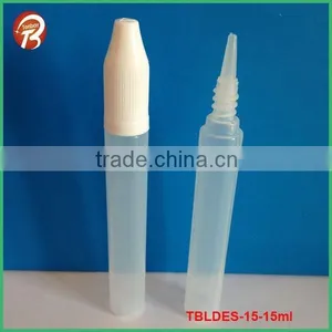 15ml and 30ml LDPE PEN SHAPE E JUICE DROPPER BOTTLE WITH CHILDPROOF CAP TBLDES-15 thumbnail-4