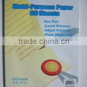A4 Colored Computer Printing Copy Paper for Home, School, Office, OEM Supplier thumbnail-1