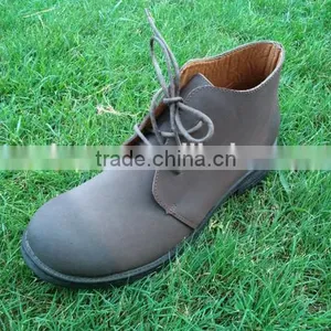 Wholesale Leisure Leather Shoes Leather Work Shoes Steel Toe Safety Shoes Order thumbnail-1