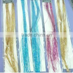 Top Selling Rainbow Color Sparkling Clip in Hair Tinsel thumbnail-1