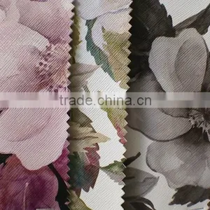 Factory Stock pu Synthetic Leather Bark Grain Printed Pattern Washed pu Leather for Wholesale thumbnail-2