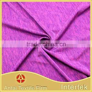 Weft Knitted Poly Nylon Spandex Composite Yarn Dye Look Fabric thumbnail-1