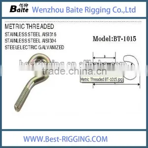 Sale Stainless Steel Aisi 316 304 Metric Threaded Hardware Q Hook Carabiner Rigging Screw Galvan thumbnail-2