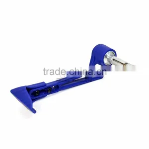 BJ-LG-004 Motorbike Parts Blue Bent Style Adjustable Plastic Motorcycle Lever Guard thumbnail-2