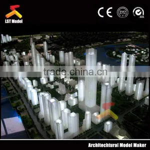 Architectural Model Building With Lighting and Sand Table thumbnail-2
