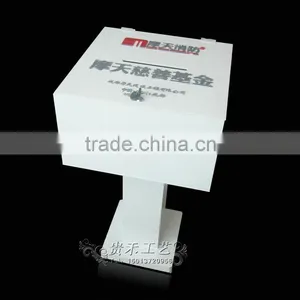 GH-RJ008 Competitive Price Acrylic Donation Box With Lock ,Acrylic Suggestion Box thumbnail-5