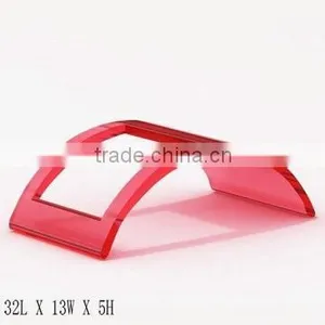 Classic Excellent Acrylic Single Wine Bottle Display Rack thumbnail-3