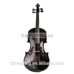 Cheapest Plywood Violin TL-VP03A Painted Violins Black Violin thumbnail-2