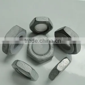Overhead Transmission Line Anti Theft Bolts and Nuts Special Hexagon Thin Nut thumbnail-2