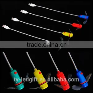 Plastic Printing Logo Usb Led Fan thumbnail-1