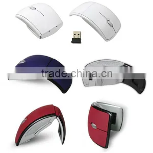 PC ARC FOLDING FOLDABLE 2.4G WIRELESS OPTICAL MOUSE thumbnail-1