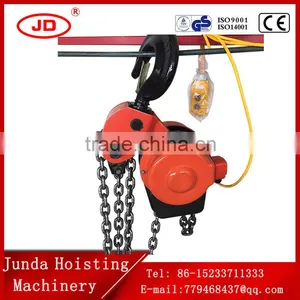 China Supplier Instock 380V/3phase DHS Series 6M 10TON Electric Chain Hoist Factory Price Hoist thumbnail-1