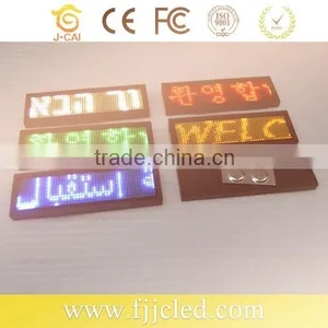 LED Digital Name Tag LED Name Badge thumbnail-6