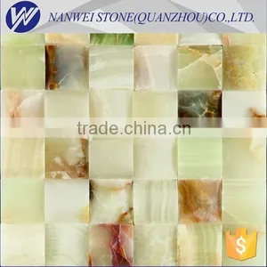Marble Shower Floor Grid Backed Mosaic Tiles Wall Stone Cladding thumbnail-4