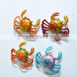 4 Inch Plastic Crab City Name Personalized Fridge Magnet thumbnail-1