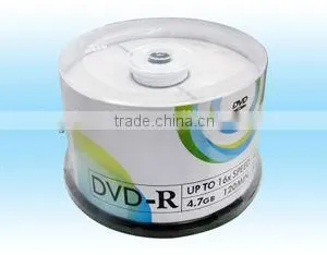 Blank DVD-R 16X With 1-2 Colors Printing Bulk Packing -1 thumbnail-1