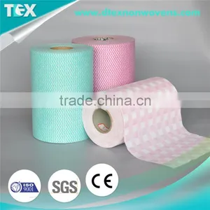 D-TEX NONWOVENS 50gsm Spun-lace Viscose Polyester Household Wipes thumbnail-2