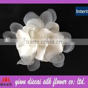 Colorful Artificial Handmade Fabric Flower thumbnail-1