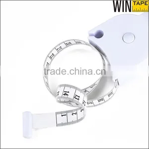 New 2016 Company Logo Design Plastic Case Body Circumference Waist Fiberglass Measuring Tape 150cm thumbnail-4