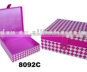 Pink Fabric Cosmetic Box From China thumbnail-1