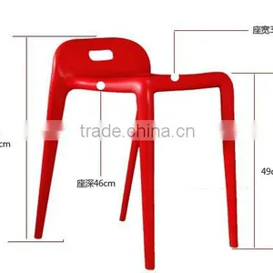 Colorful New Style Plastic Small Stefano Giovannoni Replica Waiting Magis Yuyu Stools thumbnail-5