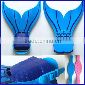Fashion Design! Adjustable Swimming Diving Mermaid Tail Training Flipper Soft Material Monofin Quality Choice thumbnail-6