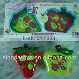 Strawberry and Apple Shape Cartoon Electronic Organ Toys thumbnail-1